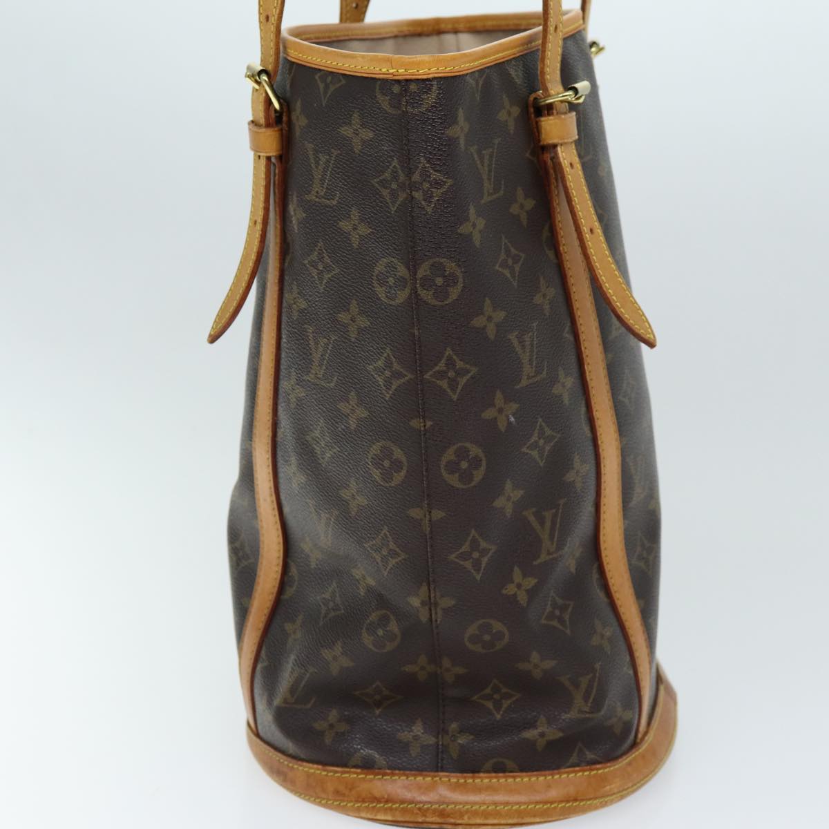 LOUIS VUITTON Monogram Bucket GM Shoulder Bag M42236 LV Auth 73057