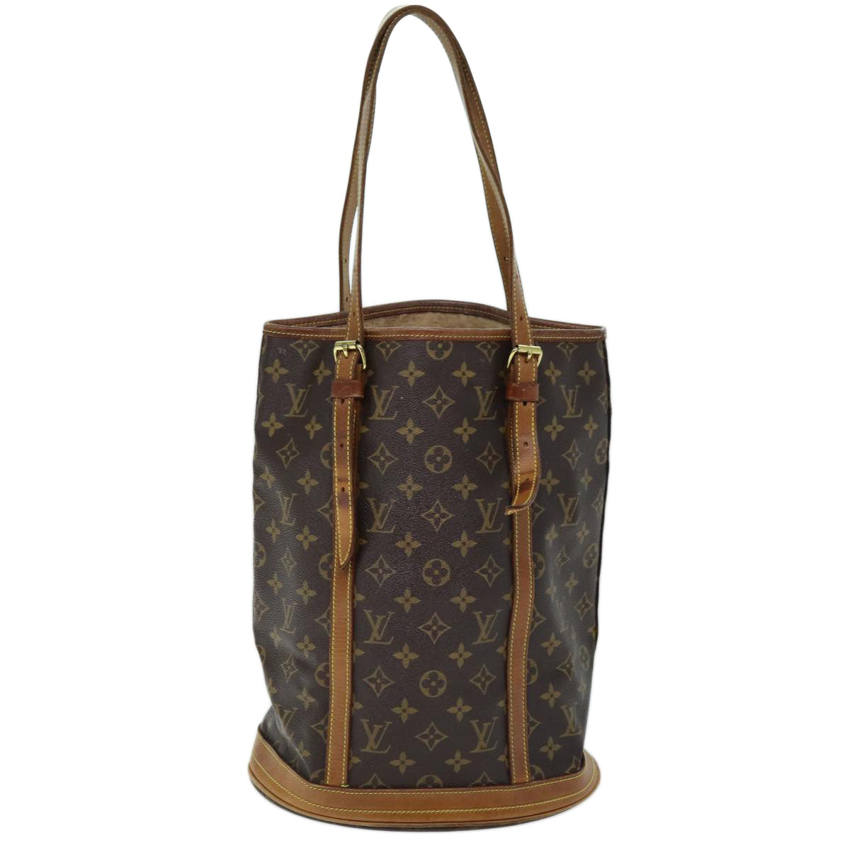 LOUIS VUITTON Monogram Bucket GM Shoulder Bag M42236 LV Auth 73058