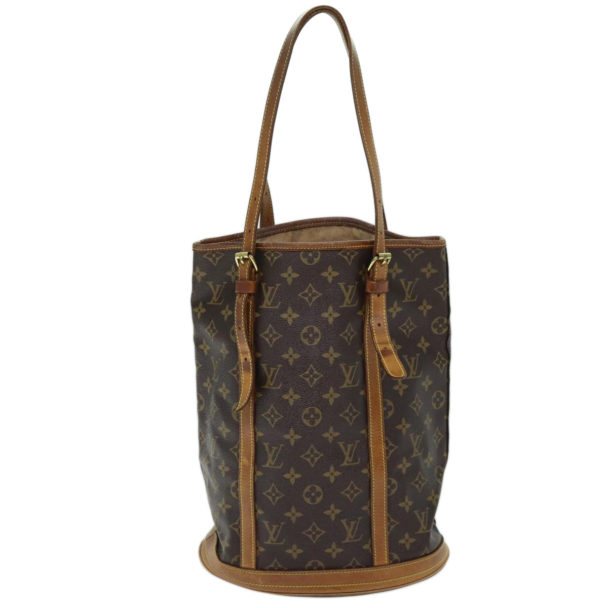 LOUIS VUITTON Monogram Bucket GM Shoulder Bag M42236 LV Auth 73058