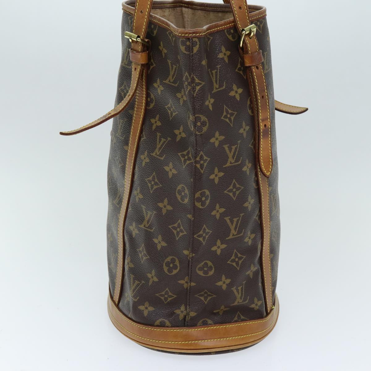 LOUIS VUITTON Monogram Bucket GM Shoulder Bag M42236 LV Auth 73058