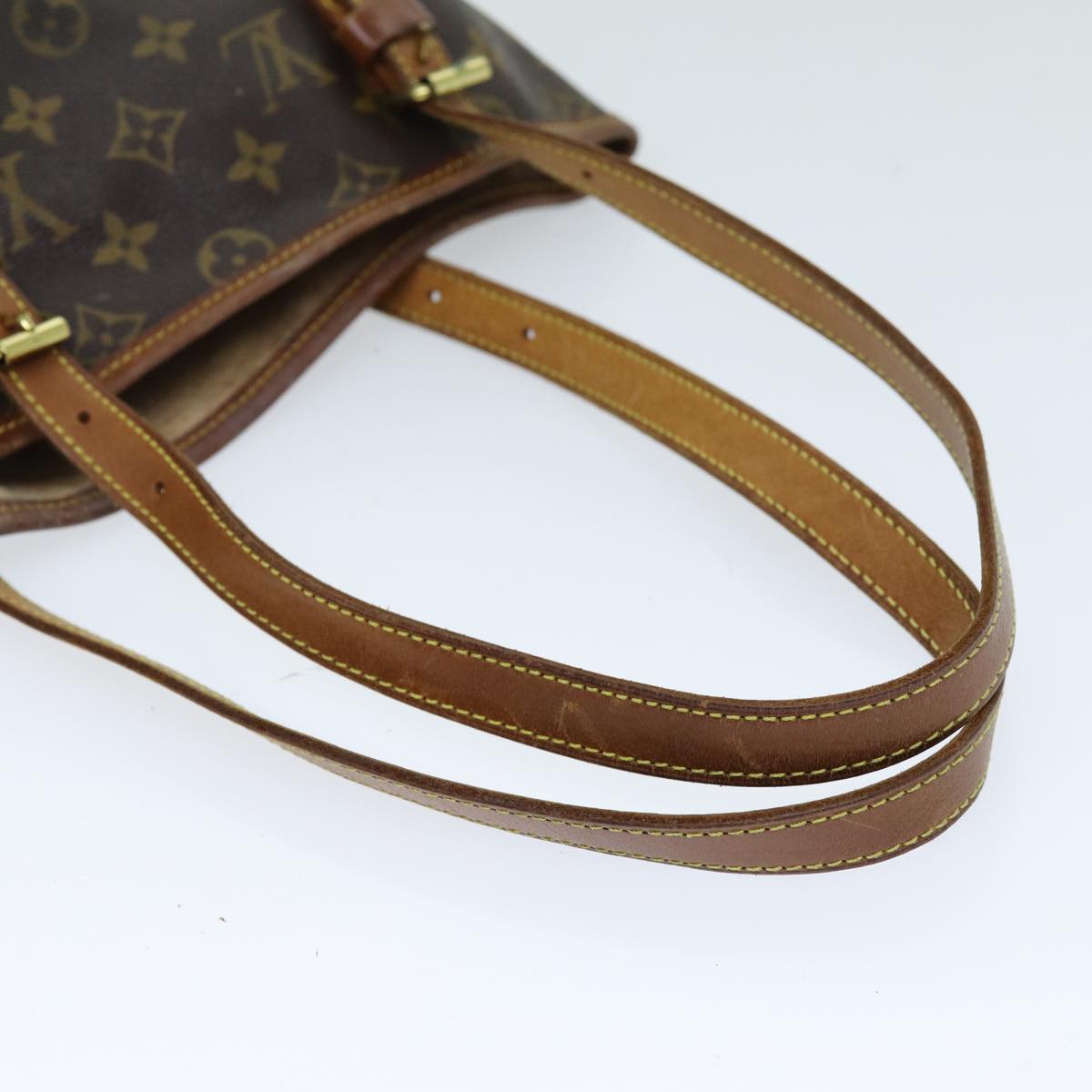 LOUIS VUITTON Monogram Bucket GM Shoulder Bag M42236 LV Auth 73058