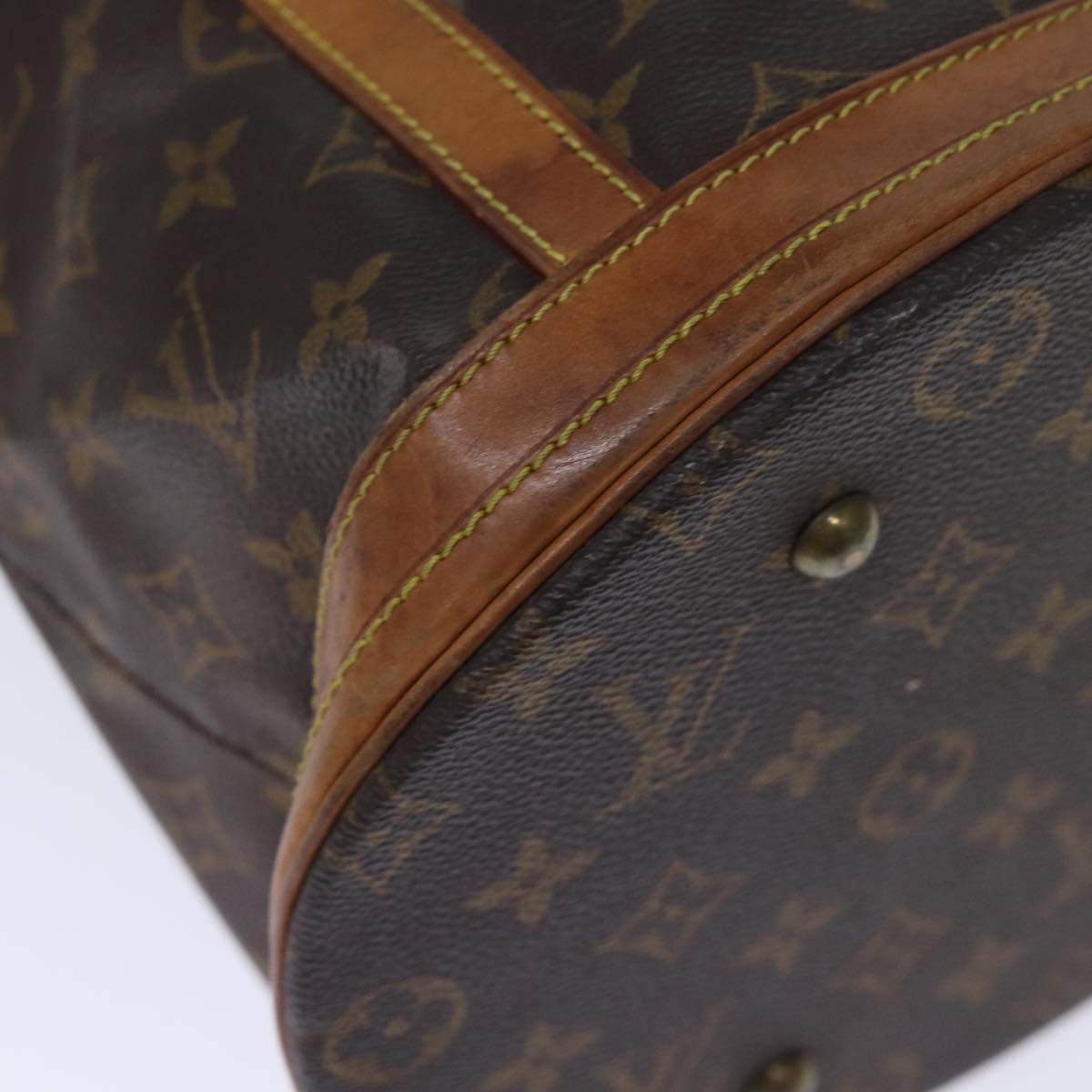 LOUIS VUITTON Monogram Bucket GM Shoulder Bag M42236 LV Auth 73064