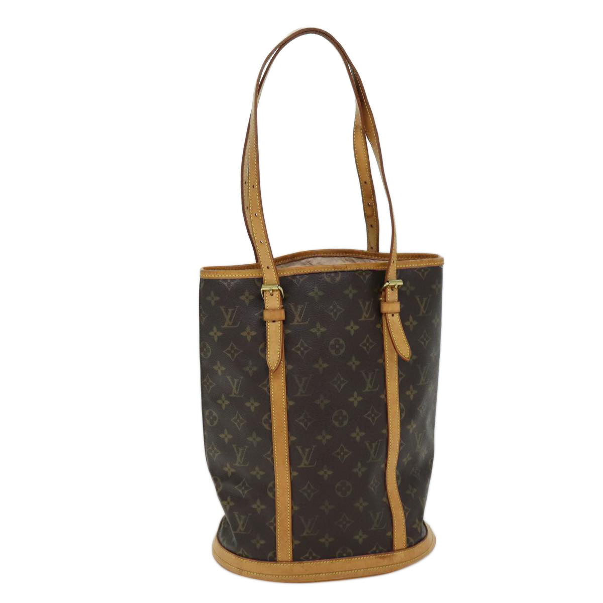 LOUIS VUITTON Monogram Bucket GM Shoulder Bag M42236 LV Auth 73065