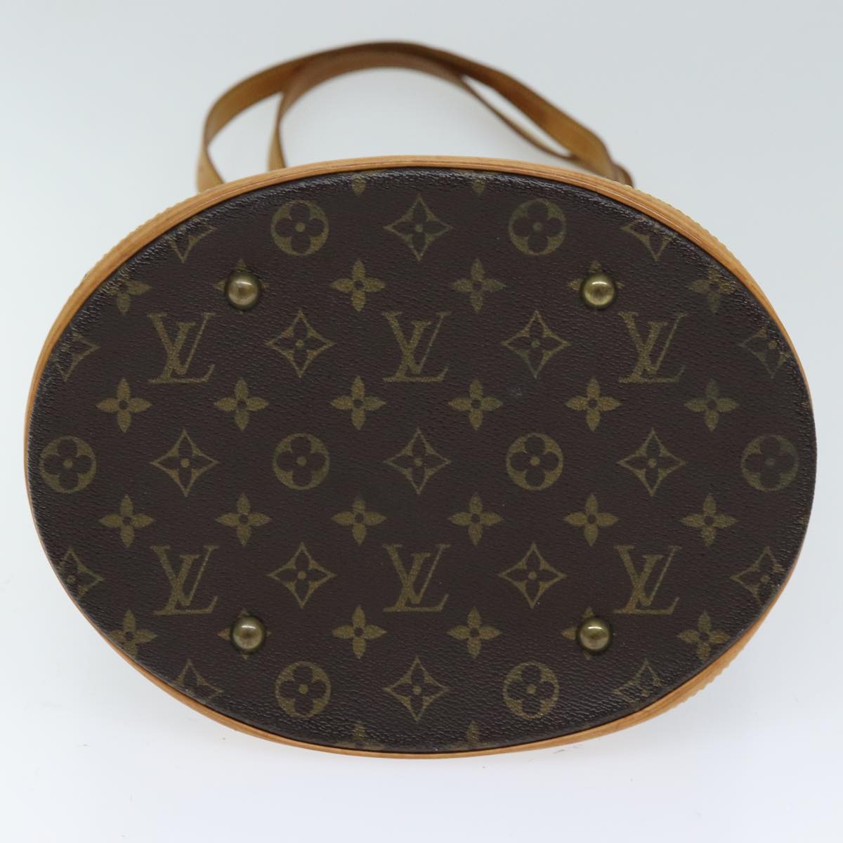 LOUIS VUITTON Monogram Bucket GM Shoulder Bag M42236 LV Auth 73065