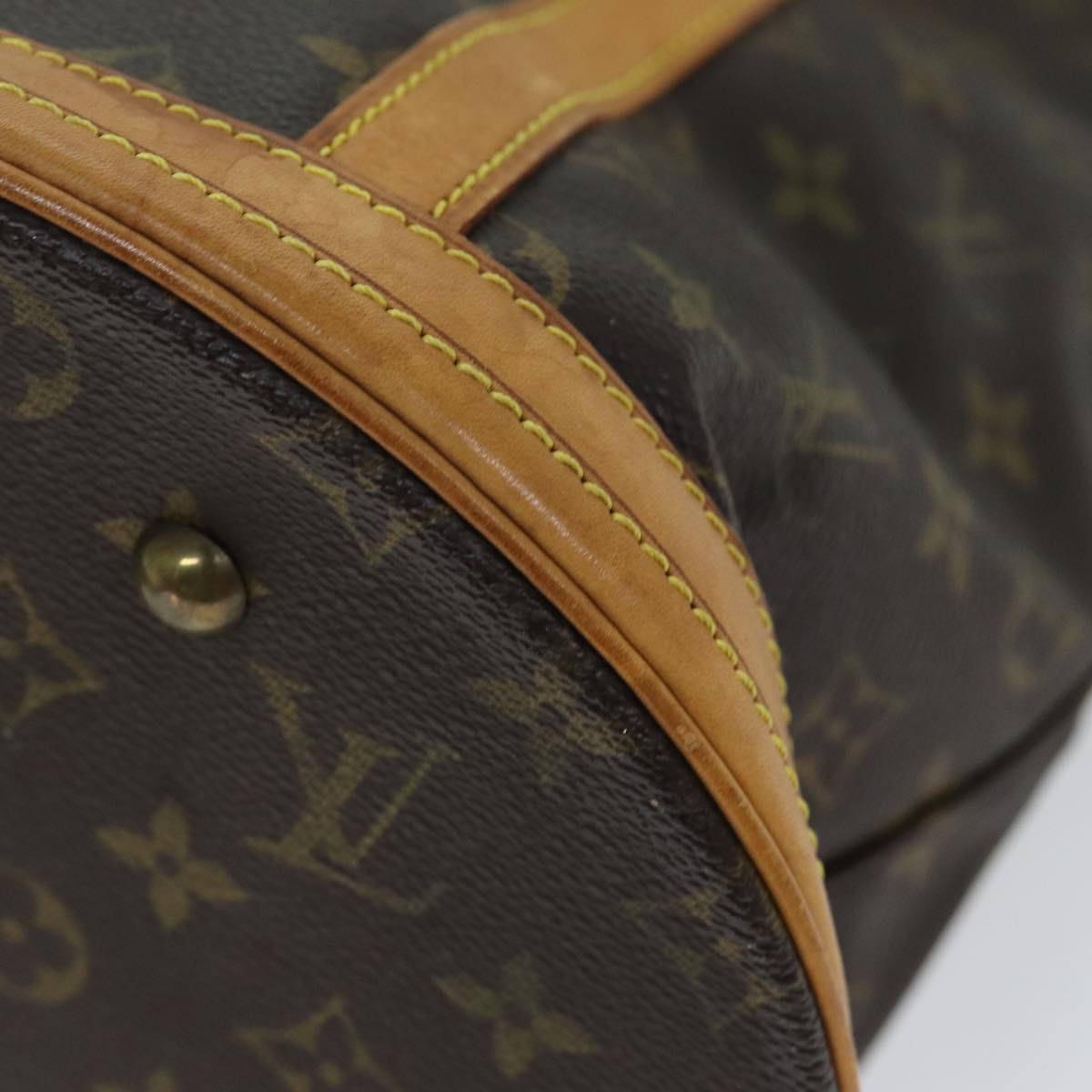 LOUIS VUITTON Monogram Bucket GM Shoulder Bag M42236 LV Auth 73065