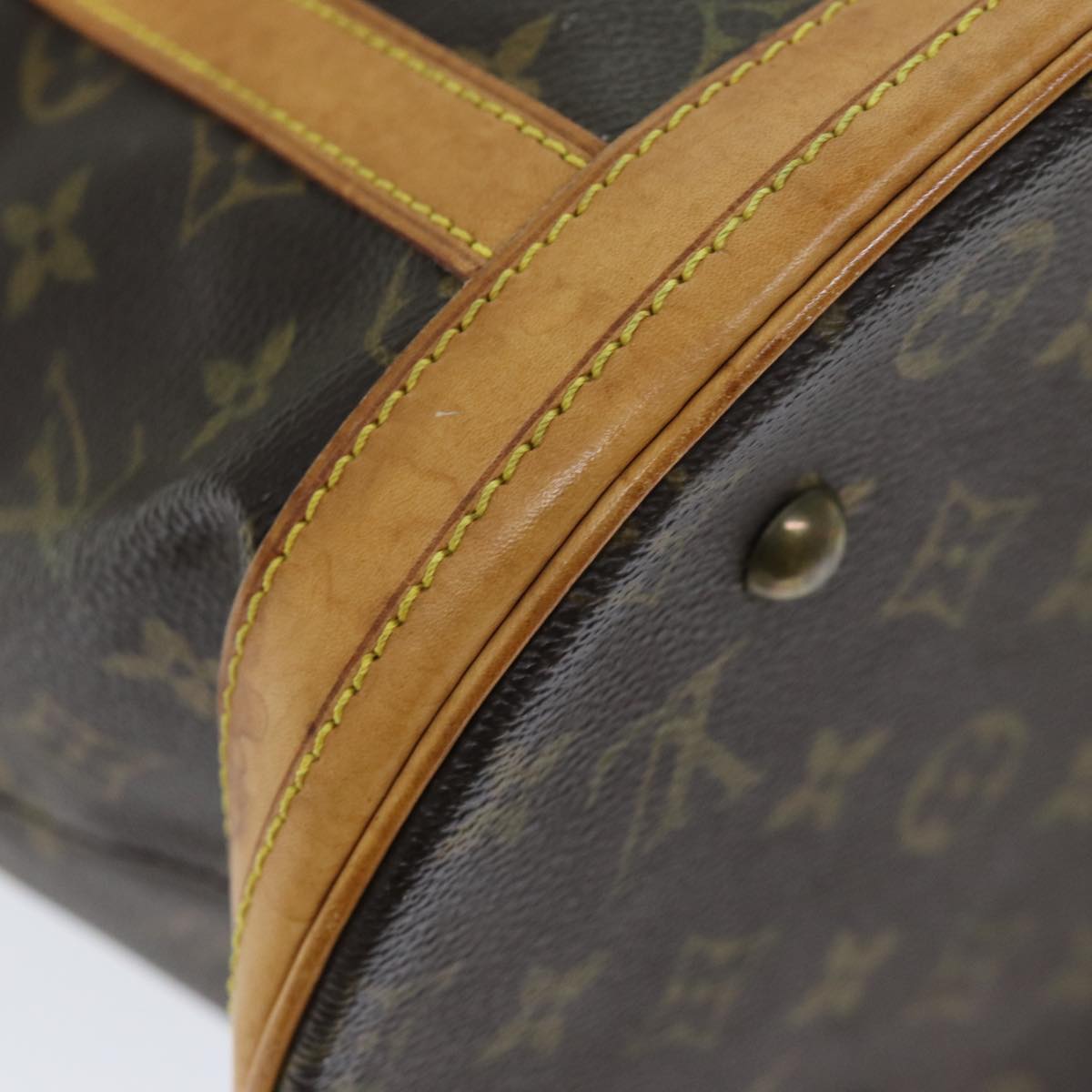 LOUIS VUITTON Monogram Bucket GM Shoulder Bag M42236 LV Auth 73065