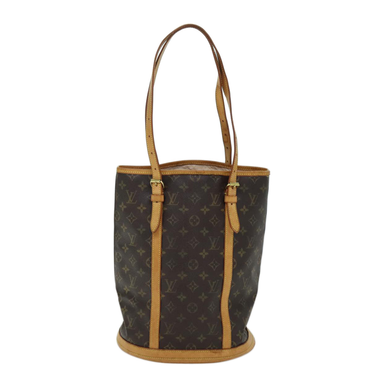 LOUIS VUITTON Monogram Bucket GM Shoulder Bag M42236 LV Auth 73065