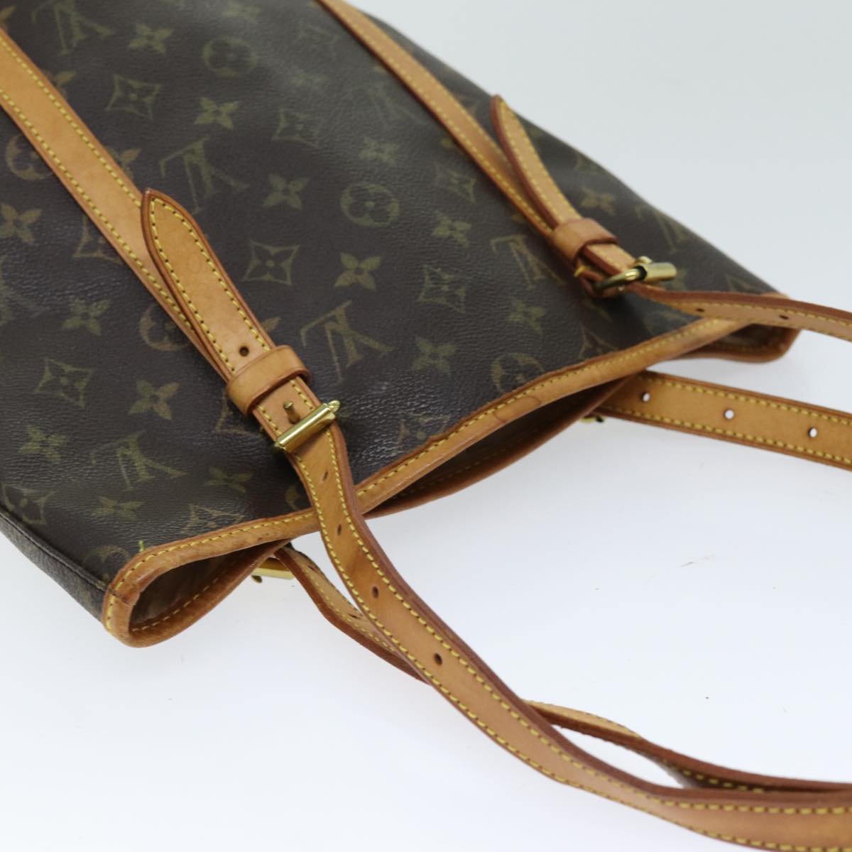 LOUIS VUITTON Monogram Bucket GM Shoulder Bag M42236 LV Auth 73065