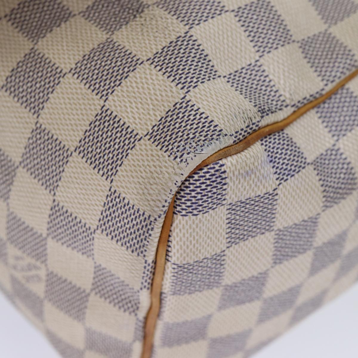 LOUIS VUITTON Damier Azur Speedy 25 Hand Bag N41534 LV Auth 73066