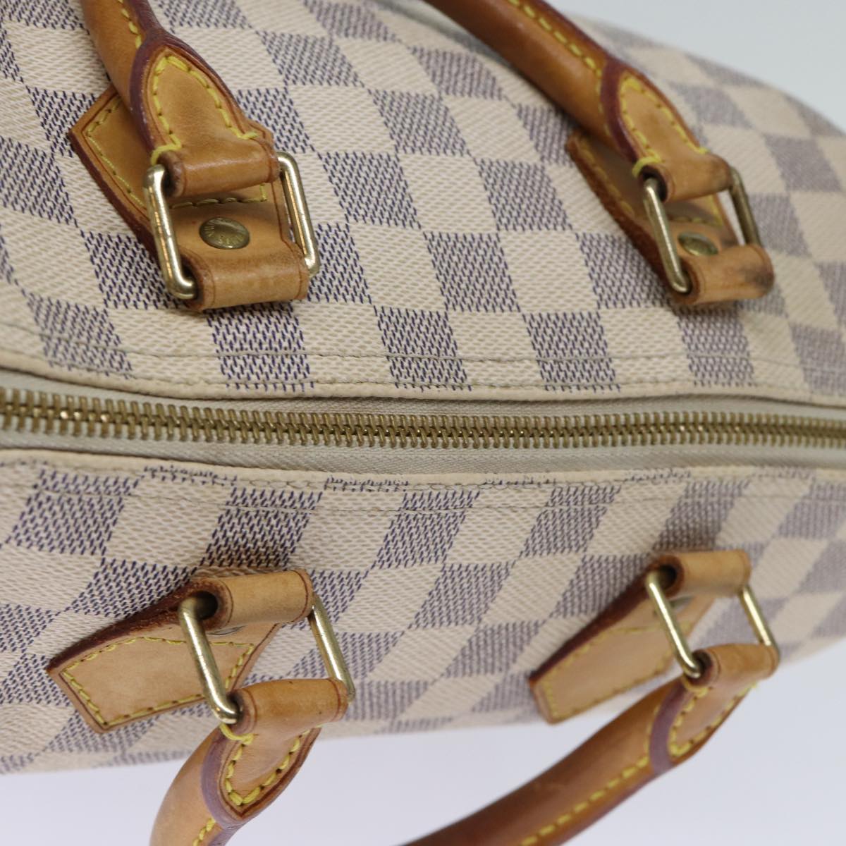 LOUIS VUITTON Damier Azur Speedy 25 Hand Bag N41534 LV Auth 73066