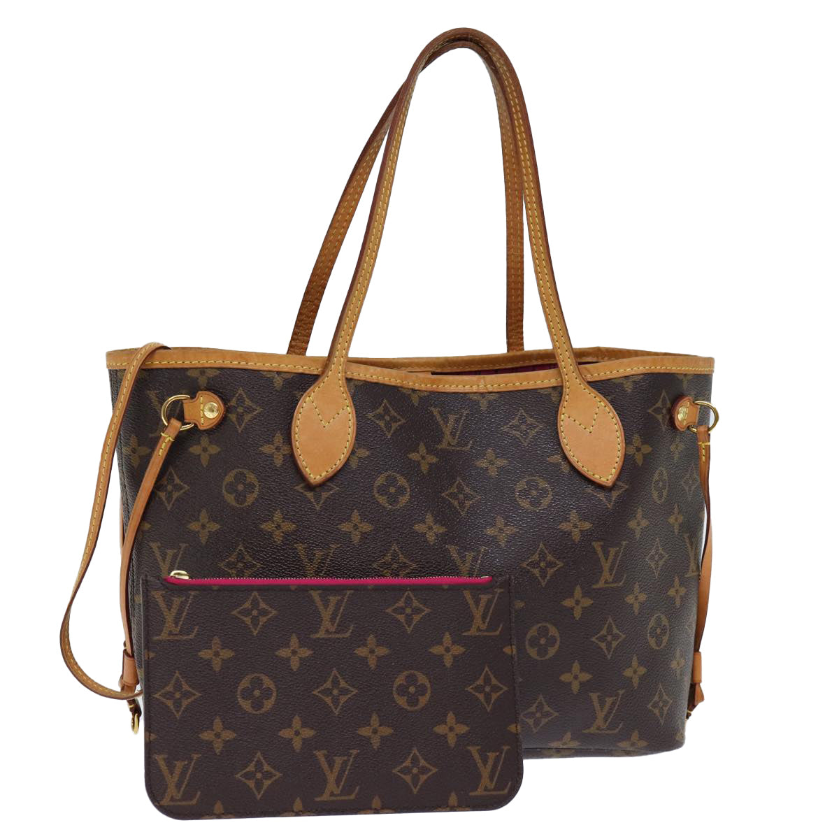 LOUIS VUITTON Monogram Neverfull PM Tote Bag M40155 LV Auth 73074