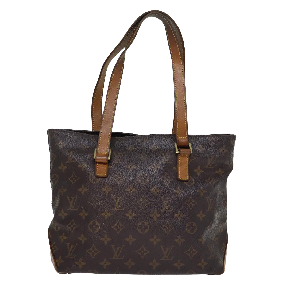 LOUIS VUITTON Monogram Cabas Piano Tote Bag M51148 LV Auth 73078