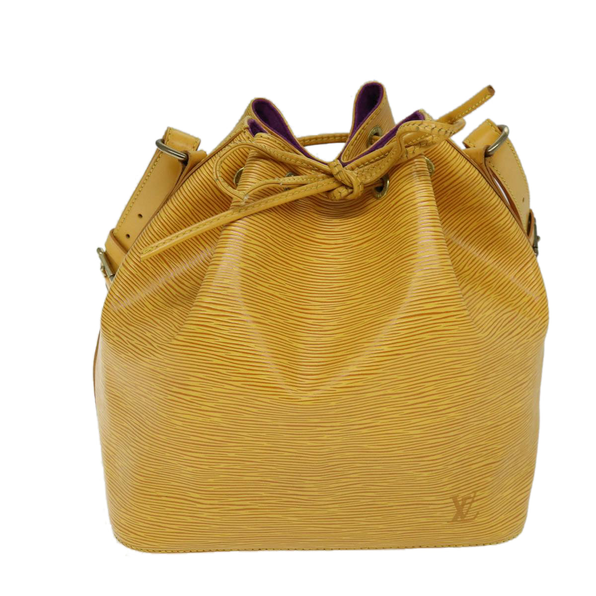 LOUIS VUITTON Epi Petit Noe Shoulder Bag Tassili Yellow M44109 LV Auth 73080