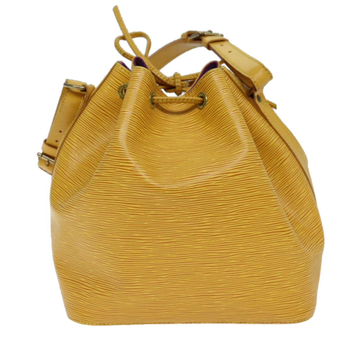 LOUIS VUITTON Epi Petit Noe Shoulder Bag Tassili Yellow M44109 LV Auth 73080