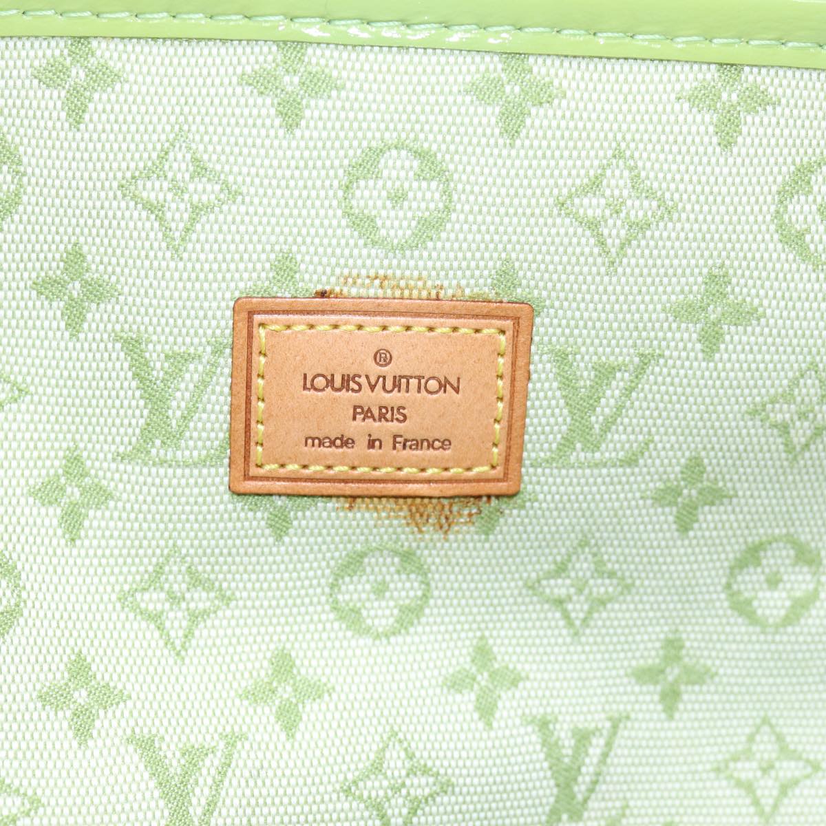 LOUIS VUITTON Monogram Mini Trousse Marie Kate Pouch Green M92935 Auth 73086SA