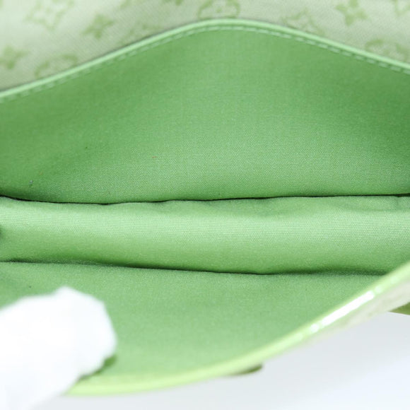 LOUIS VUITTON Monogram Mini Trousse Marie Kate Pouch Green M92935 Auth 73086SAV