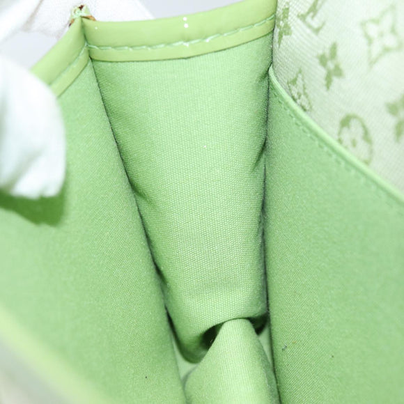 LOUIS VUITTON Monogram Mini Trousse Marie Kate Pouch Green M92935 Auth 73086SAV
