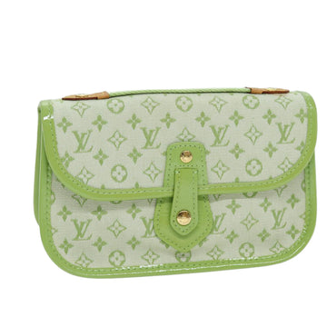 LOUIS VUITTON Monogram Mini Trousse Marie Kate Pouch Green M92935 Auth 73086SAV
