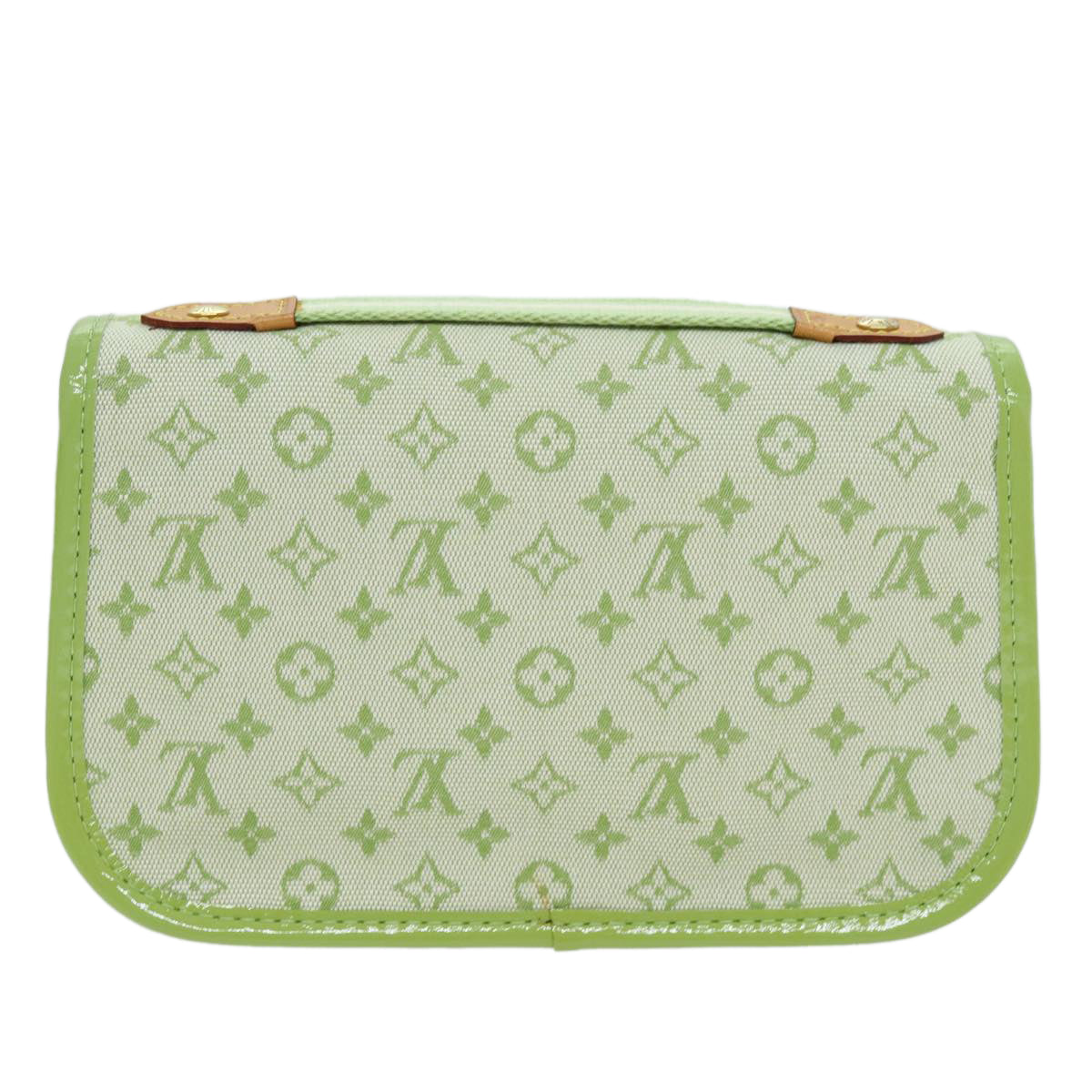 LOUIS VUITTON Monogram Mini Trousse Marie Kate Pouch Green M92935 Auth 73086SA - 0