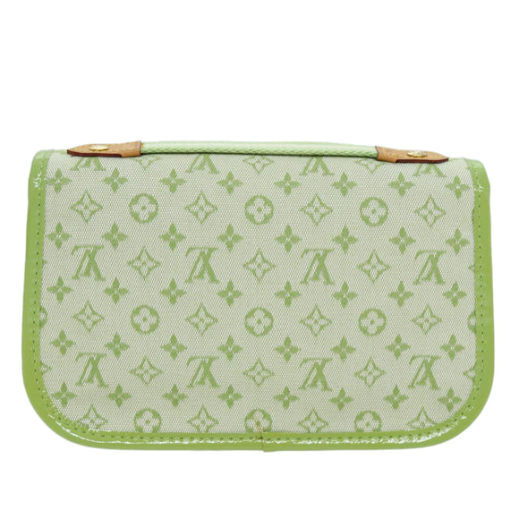 LOUIS VUITTON Monogram Mini Trousse Marie Kate Pouch Green M92935 Auth 73086SAV