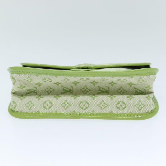 LOUIS VUITTON Monogram Mini Trousse Marie Kate Pouch Green M92935 Auth 73086SAV
