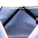 CELINE C Sulky Hand Bag Canvas Navy Gold Auth 73095-21