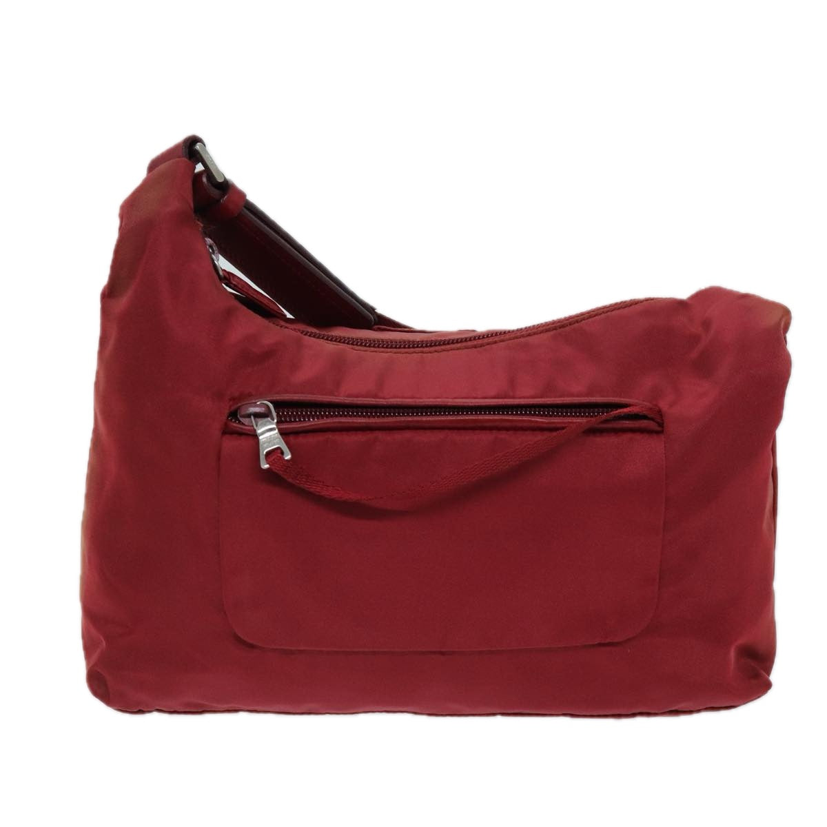 PRADA Shoulder Bag Nylon Red Auth 73100 - 0