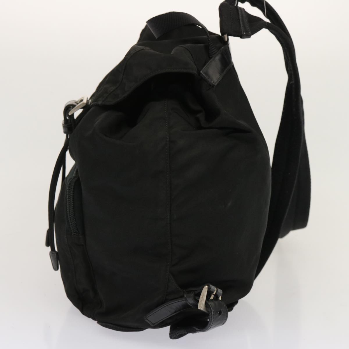 PRADA Backpack Nylon Black Auth 73102