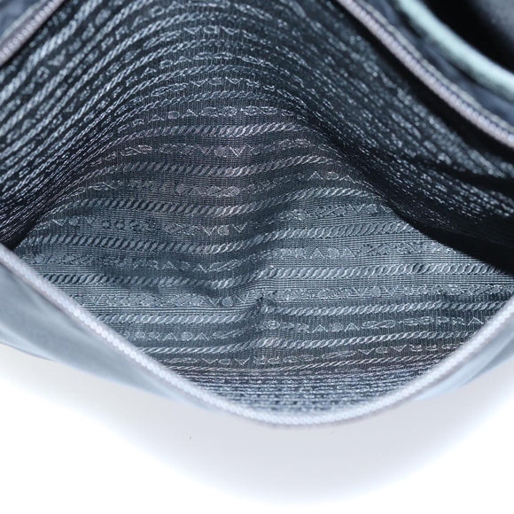 PRADA Shoulder Bag Nylon Black Auth 73105