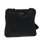 PRADA Shoulder Bag Nylon Black Auth 73105-13