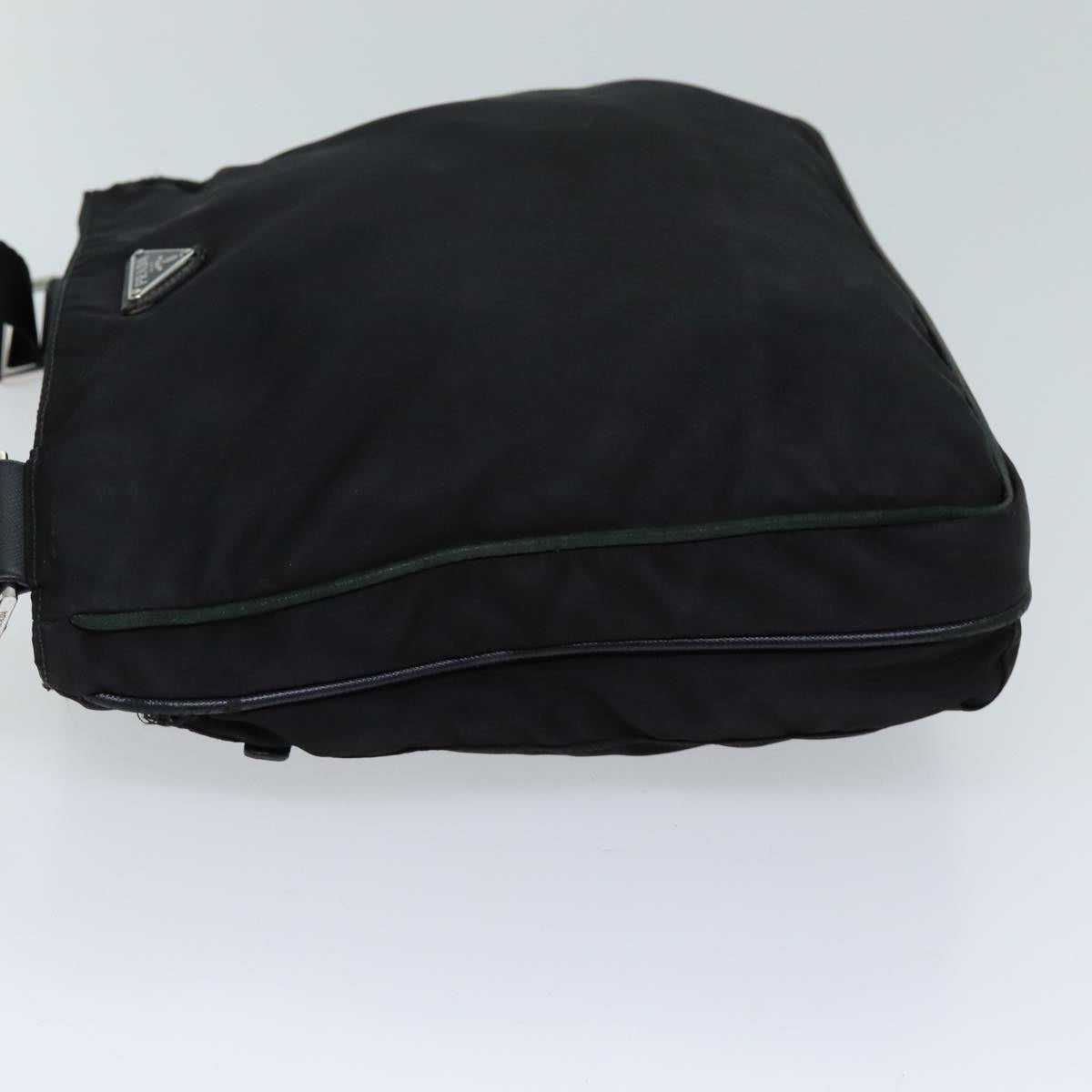 PRADA Shoulder Bag Nylon Black Auth 73105