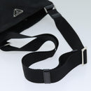 PRADA Shoulder Bag Nylon Black Auth 73105-8