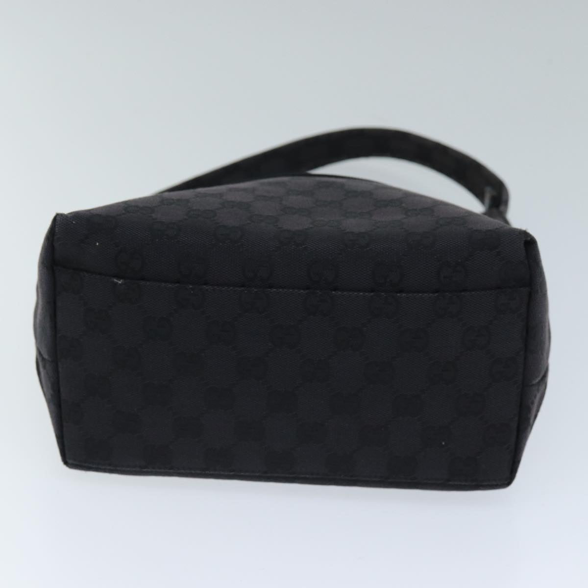 GUCCI GG Canvas Shoulder Bag Black 001 3386 1705 Auth 73127