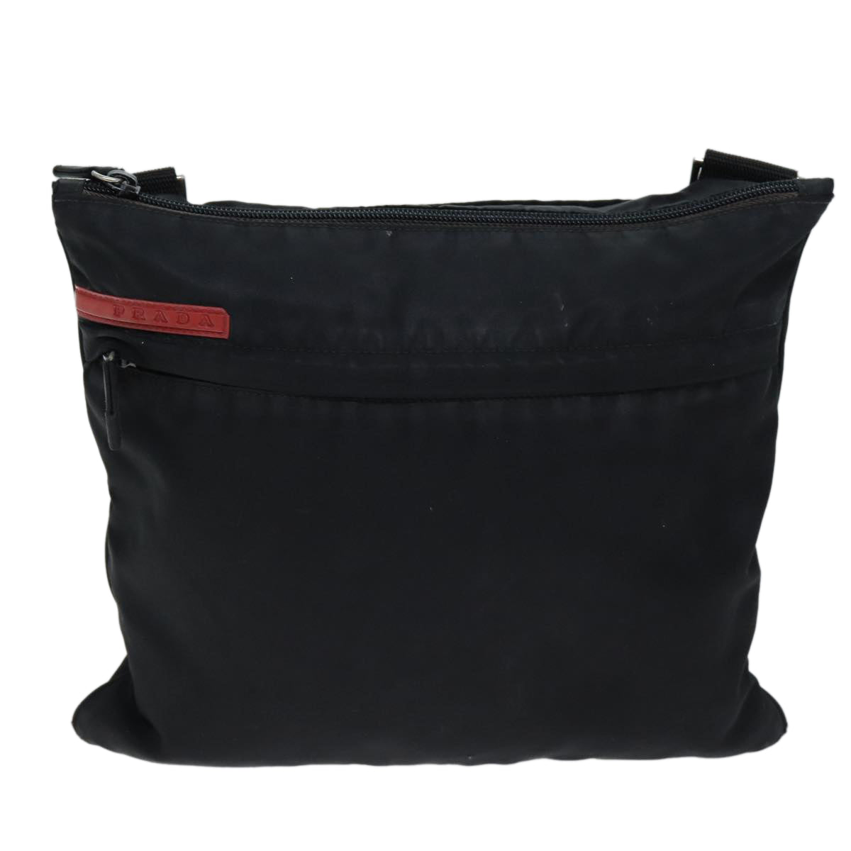 PRADA Sports Shoulder Bag Nylon Black Auth 73150