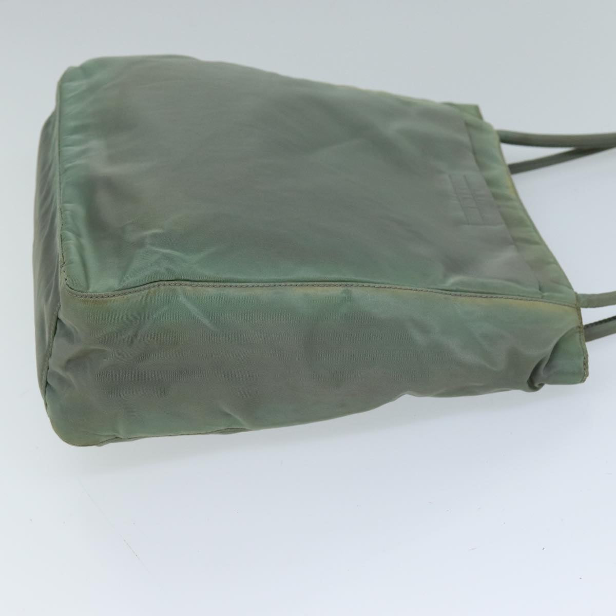 PRADA Tote Bag Nylon Khaki Auth 73155