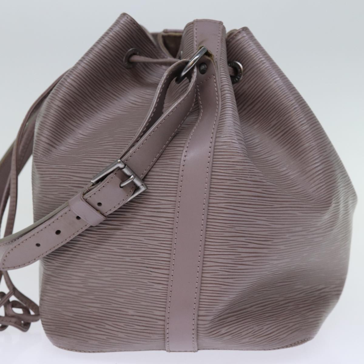 LOUIS VUITTON Epi Petit Noe Shoulder Bag Lilac M4410B LV Auth 73179