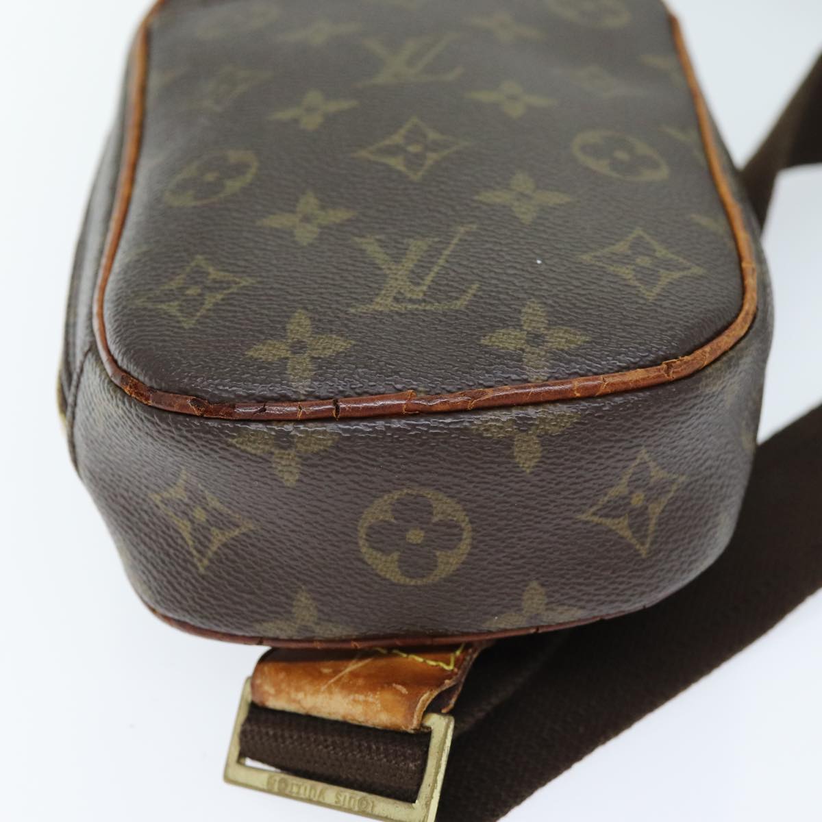 LOUIS VUITTON Monogram Pochette Gange Shoulder Bag M51870 LV Auth 73191