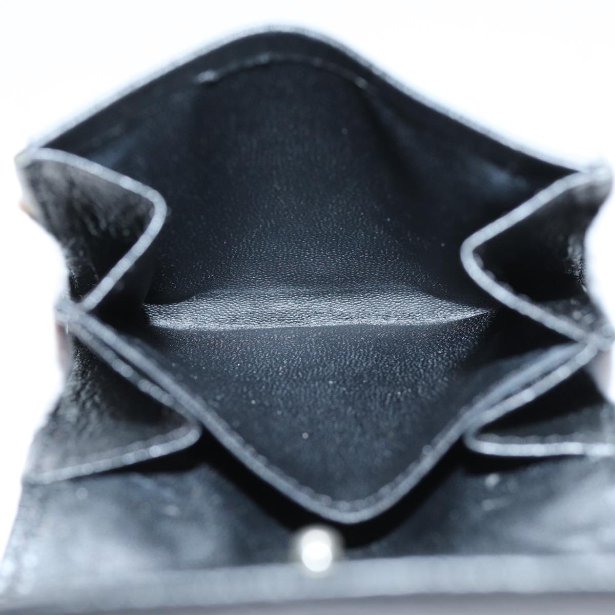 VALENTINO Card Case Leather Belt set Black Auth 73194