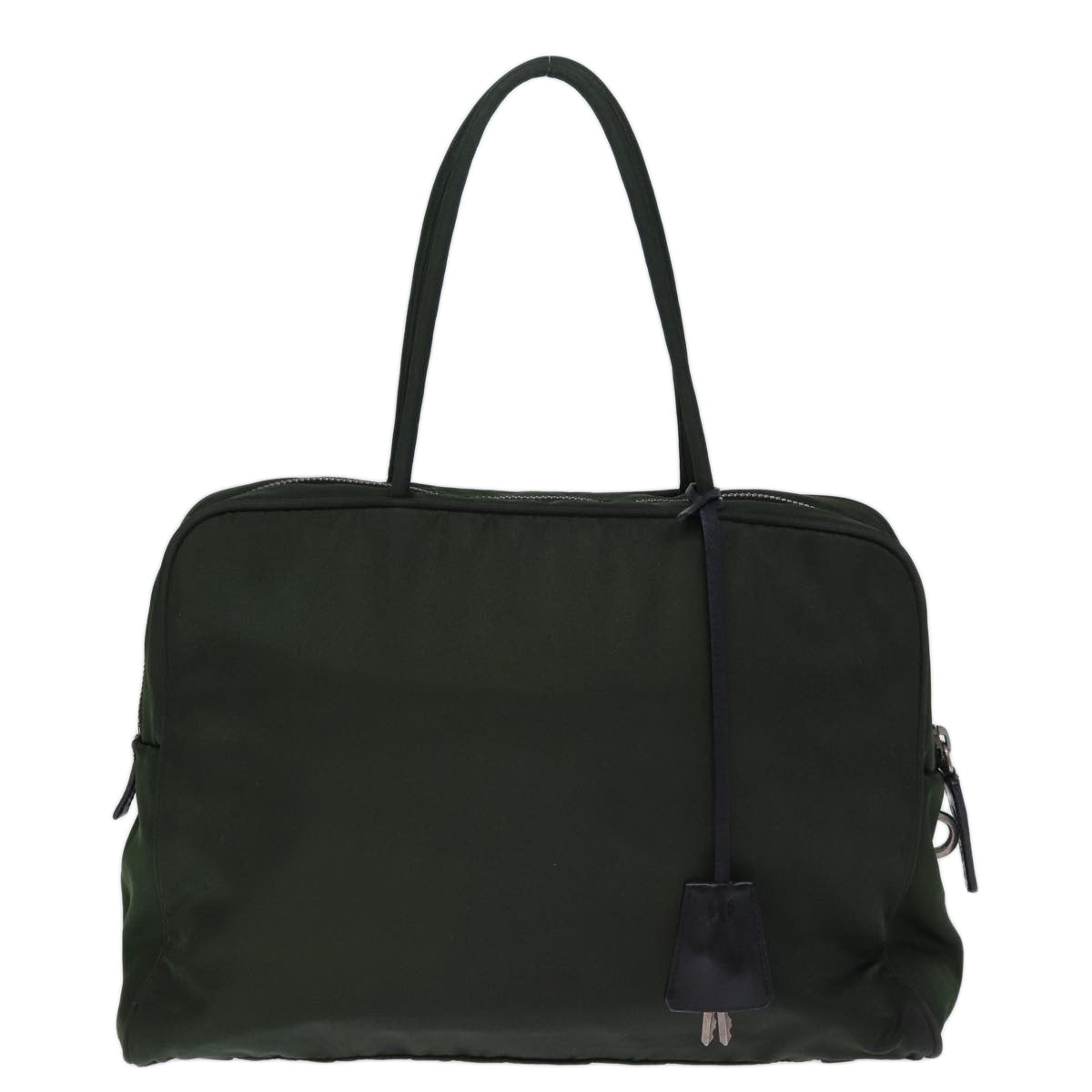 PRADA Hand Bag Nylon Khaki Auth 73205 - 0