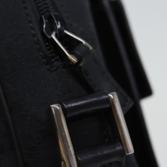 GUCCI GG Canvas Clutch Bag Black 018 1616 Auth 73233