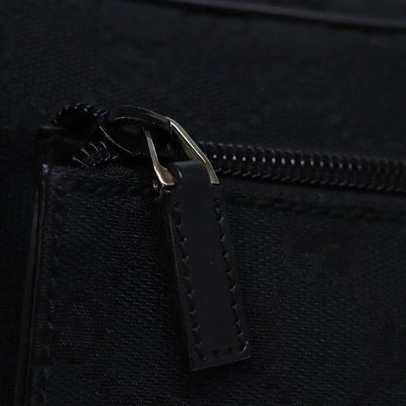 GUCCI GG Canvas Clutch Bag Black 018 1616 Auth 73233