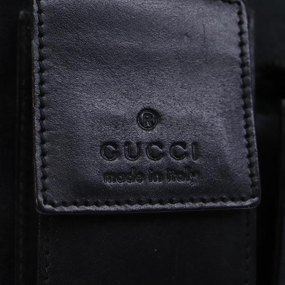 GUCCI GG Canvas Clutch Bag Black 018 1616 Auth 73233