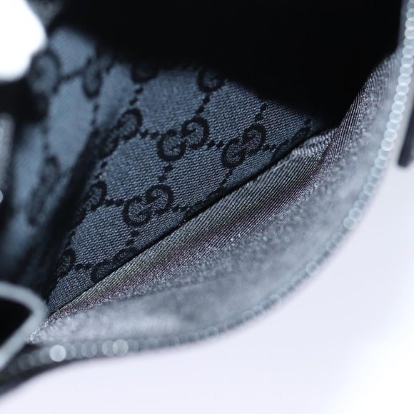 GUCCI GG Canvas Clutch Bag Black 018 1616 Auth 73233