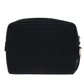 GUCCI GG Canvas Clutch Bag Black 018 1616 Auth 73233 - 0