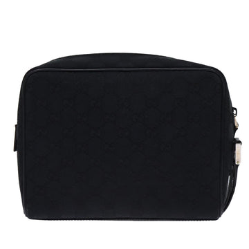 GUCCI GG Canvas Clutch Bag Black 018 1616 Auth 73233 - 0