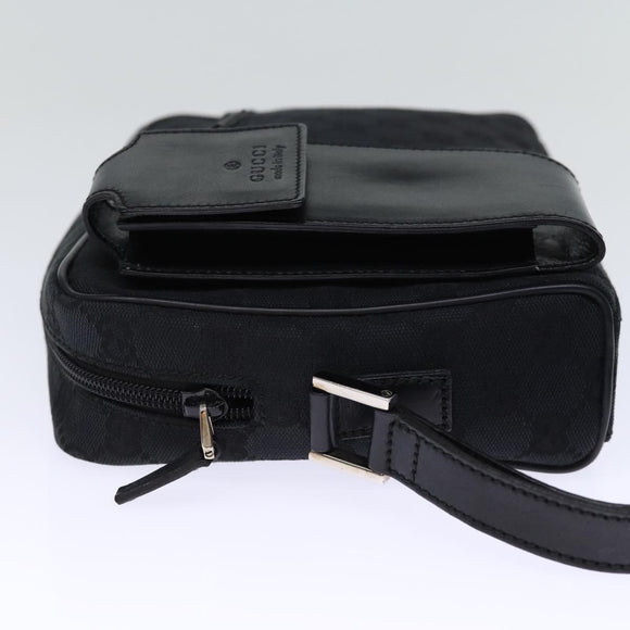 GUCCI GG Canvas Clutch Bag Black 018 1616 Auth 73233