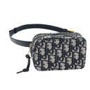Christian Dior Trotter Canvas Waist bag Navy Auth 73251AV-1
