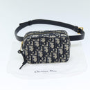 Christian Dior Trotter Canvas Waist bag Navy Auth 73251AV-12