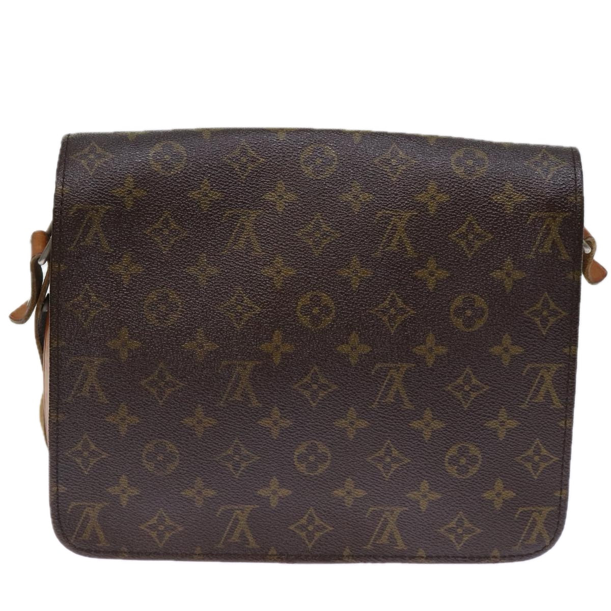 LOUIS VUITTON Monogram Cartouchiere GM Shoulder Bag M51252 LV Auth 73291