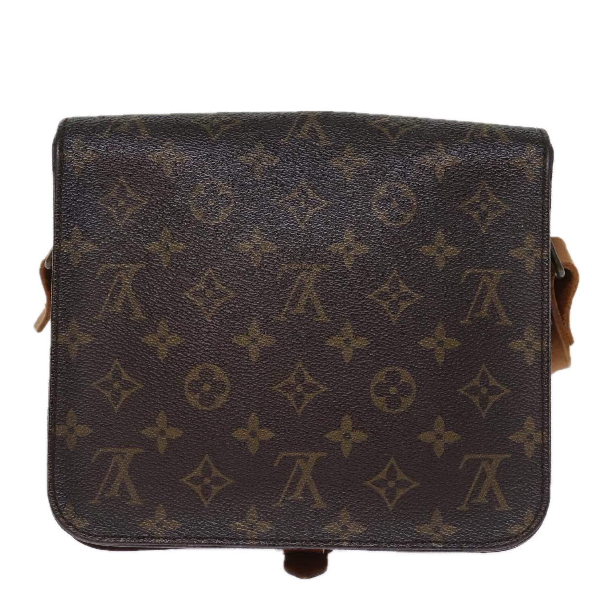 LOUIS VUITTON Monogram Cartouchiere MM Shoulder Bag M51253 LV Auth 73292